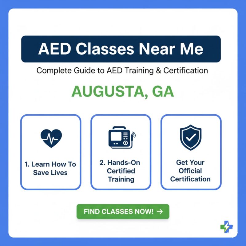 AED Classes Near Me: Complete Guide to AED Training & Certification in Augusta, GA