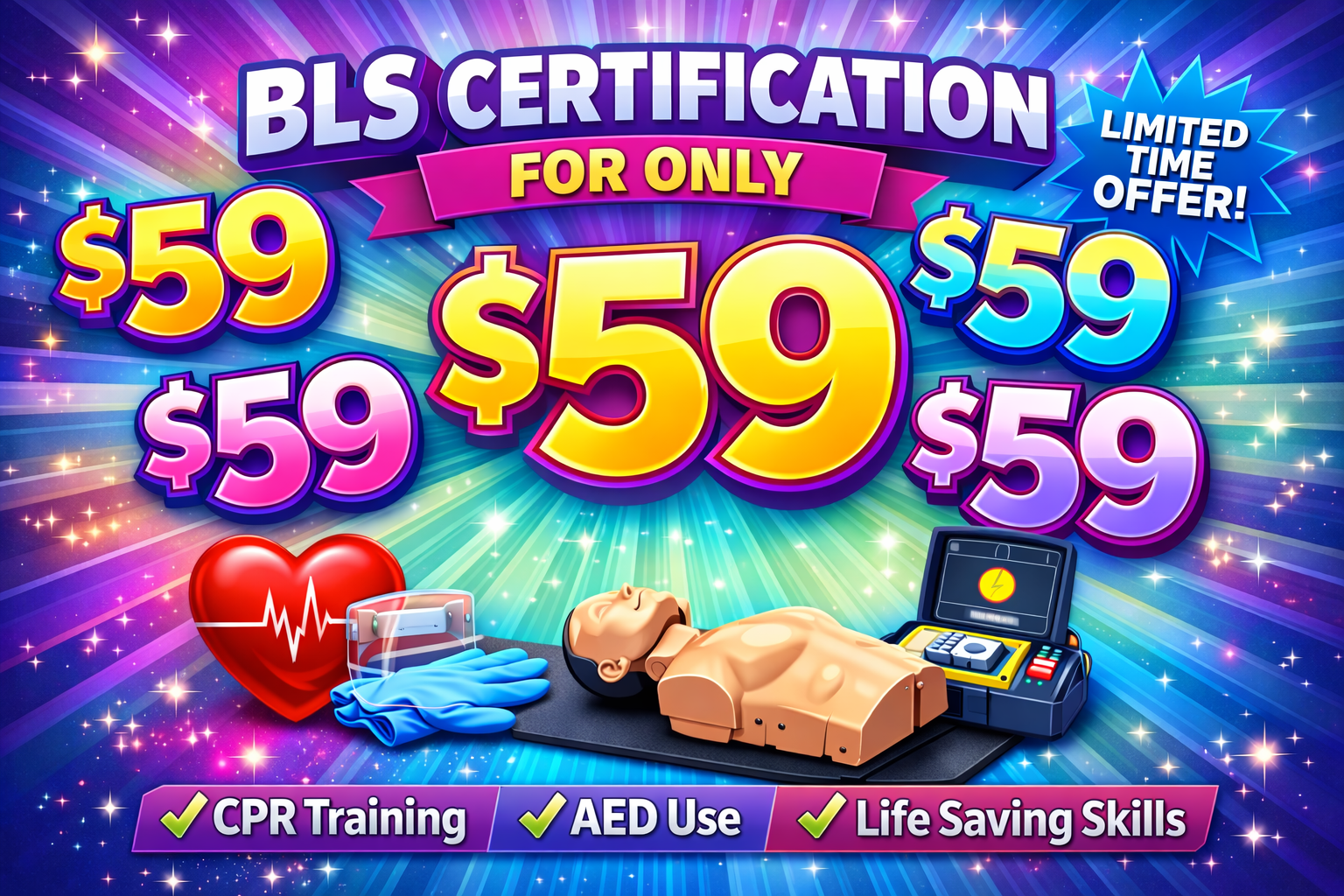 $59 BLS in Augusta GA