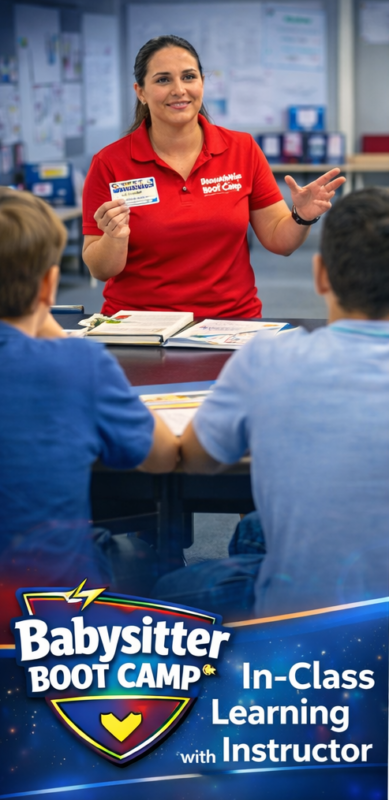 Babysitter bootcamp with instructor